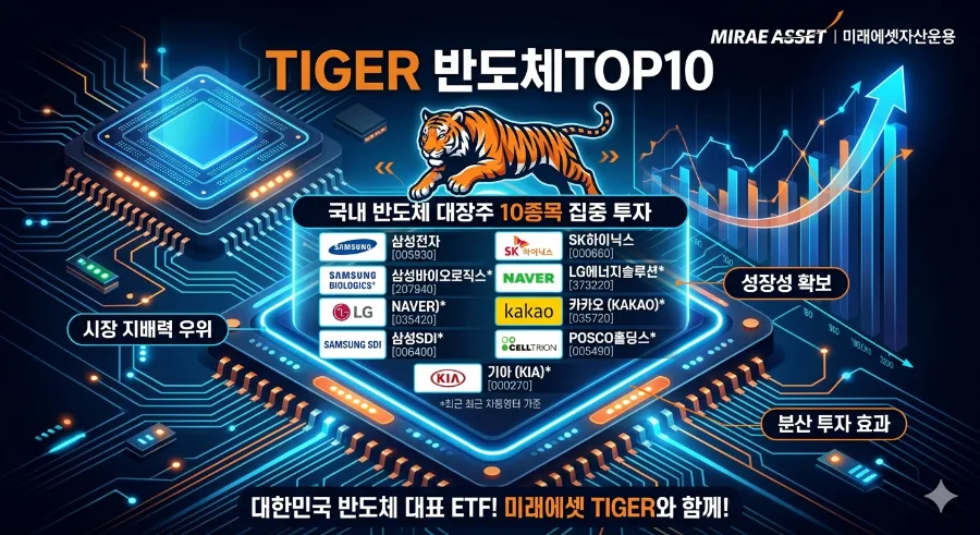 국내 반도체 ETF 2026년 비교: 삼성전자·SK하이닉스 투자 전략