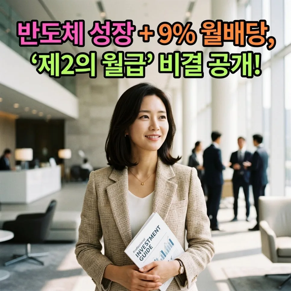 반도체 월배당 ETF 2026: 삼전·닉스 반반 투자와 9% 배당 전략