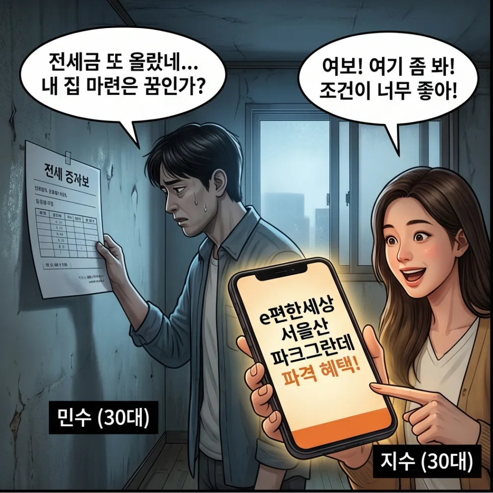 이편한세상 서울산 파크그란데 2026: 억대 축하금과 취득세 감면 혜택 총정리 2