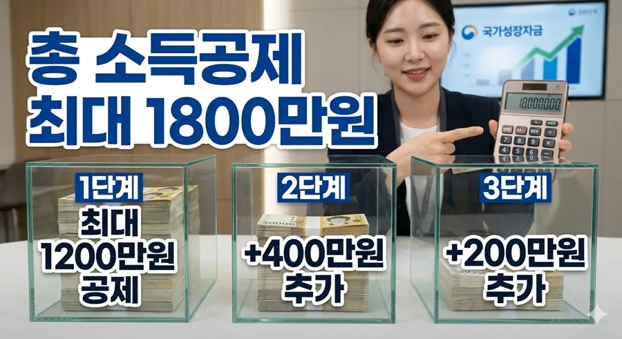 국민참여성장펀드 소득공제 2026년 1800만원 혜택 받는 법 2