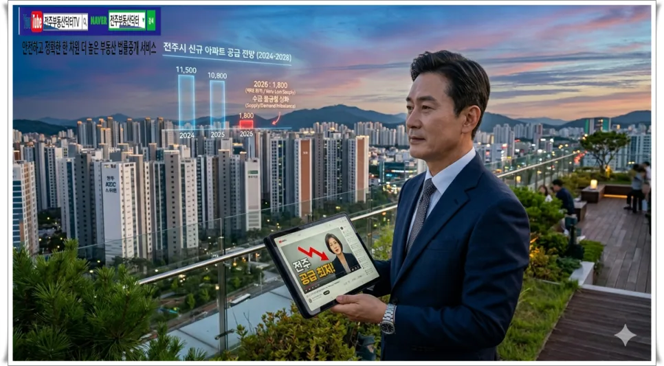 전주 아파트 공급 절벽 2026: 거시경제 위기에도 가격 방어될까?