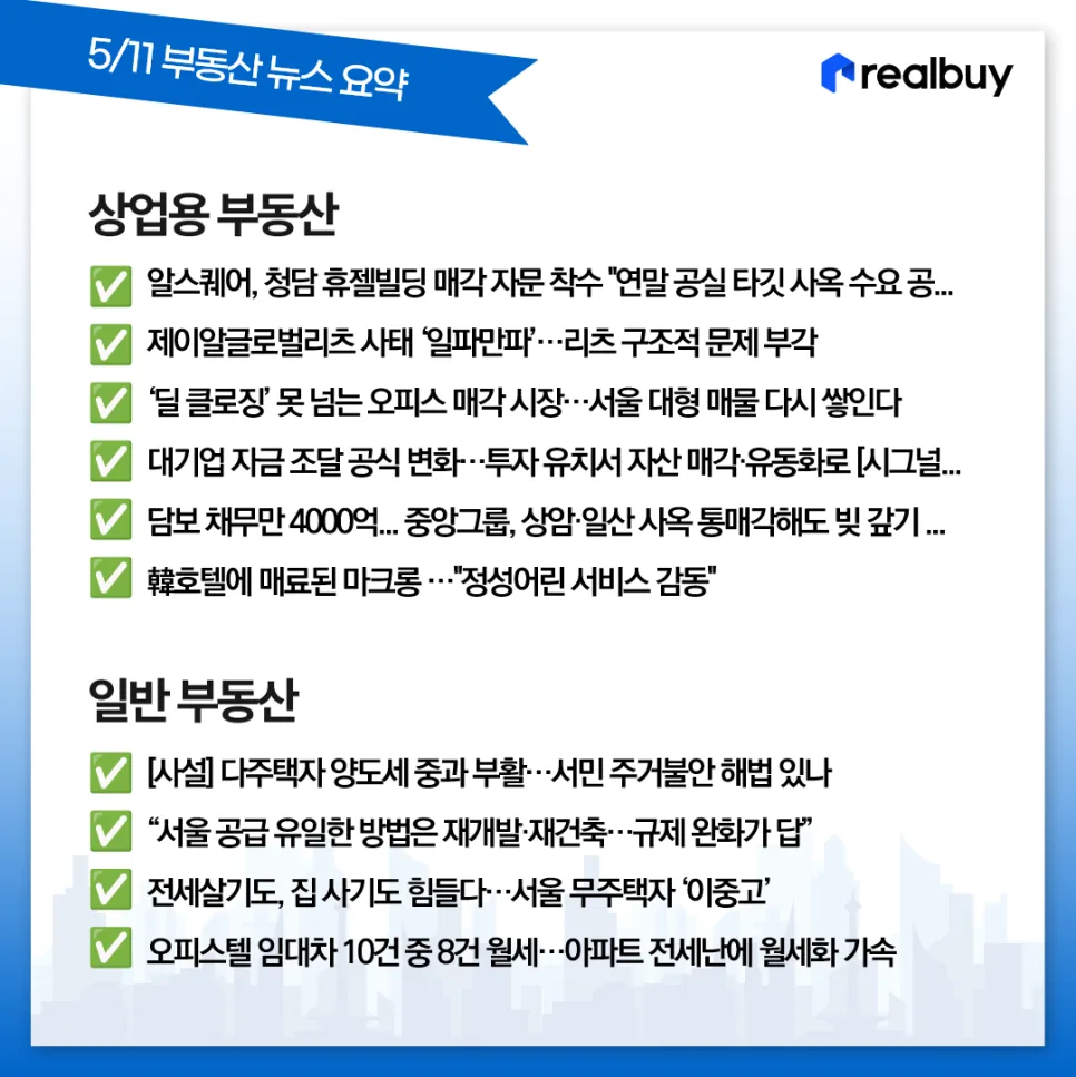 2026년 부동산 핵심 뉴스: 청약, 전세, 오피스 시장 동향 총정리