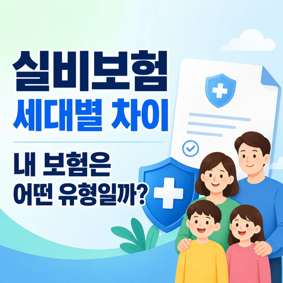 실비보험 세대별 차이 총정리 2026: 내 보험 유형 확인법