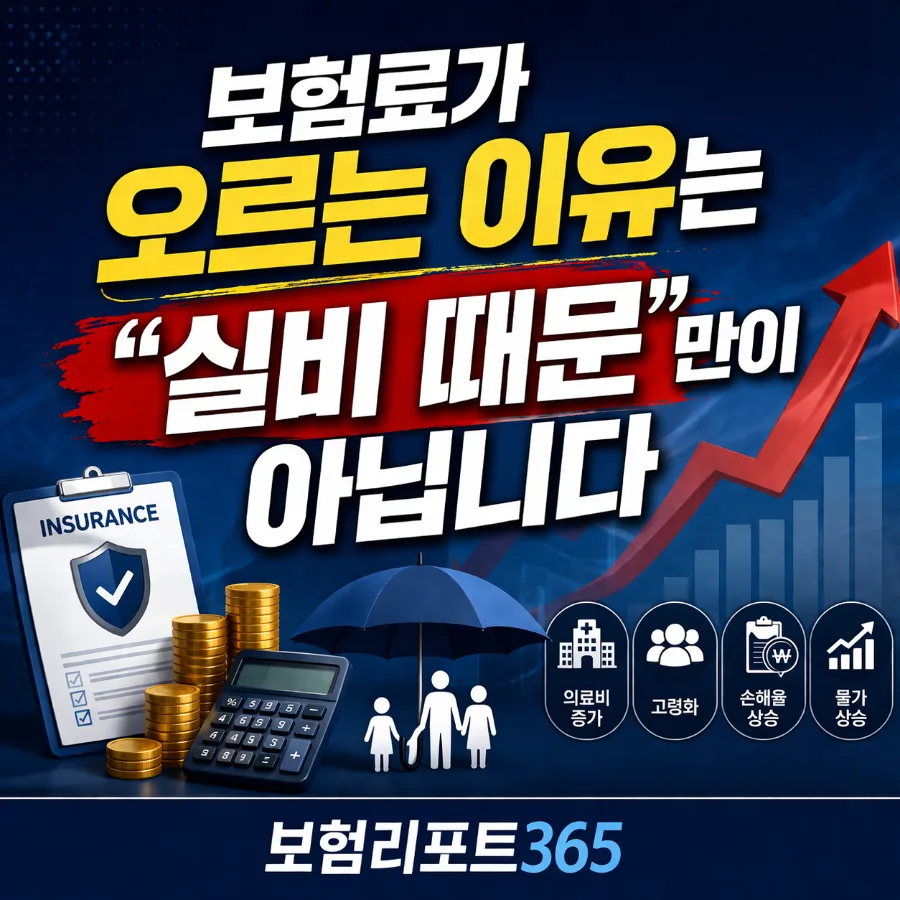 실손보험료 인상 이유 2026: 1세대 vs 4세대 비교 분석 2