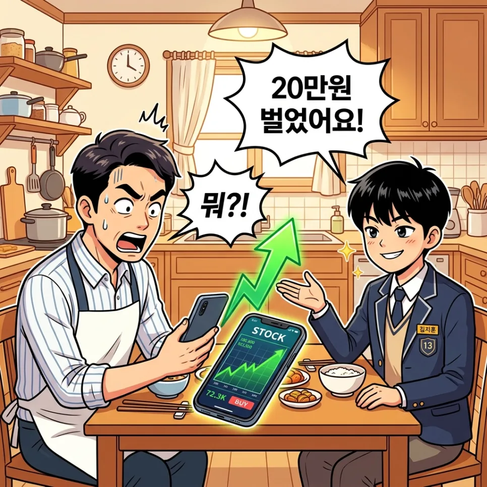 미성년자 주식 계좌 개설 2026: 5천 원으로 20만 원 번 정지선 아들 사례 분석