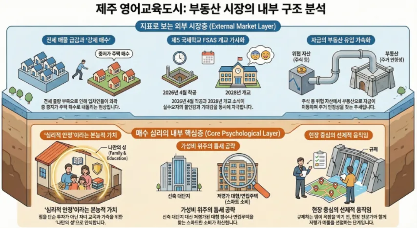 제주 영어교육도시 전세난 2026: 실거주자 강제 매수 시점은? 2