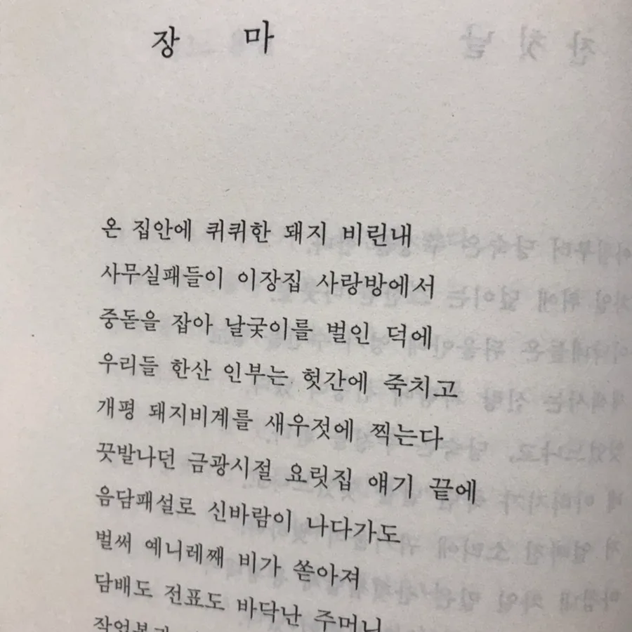 신경림 시 '장마' 속 삶의 애환, 2026년에도 유효한가? 3