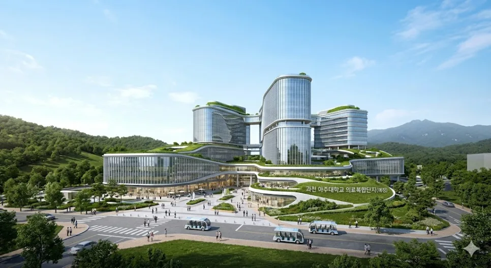 과천 아주대병원 2032년 개원: 4.2조 의료 신도시 호재 분석 2026