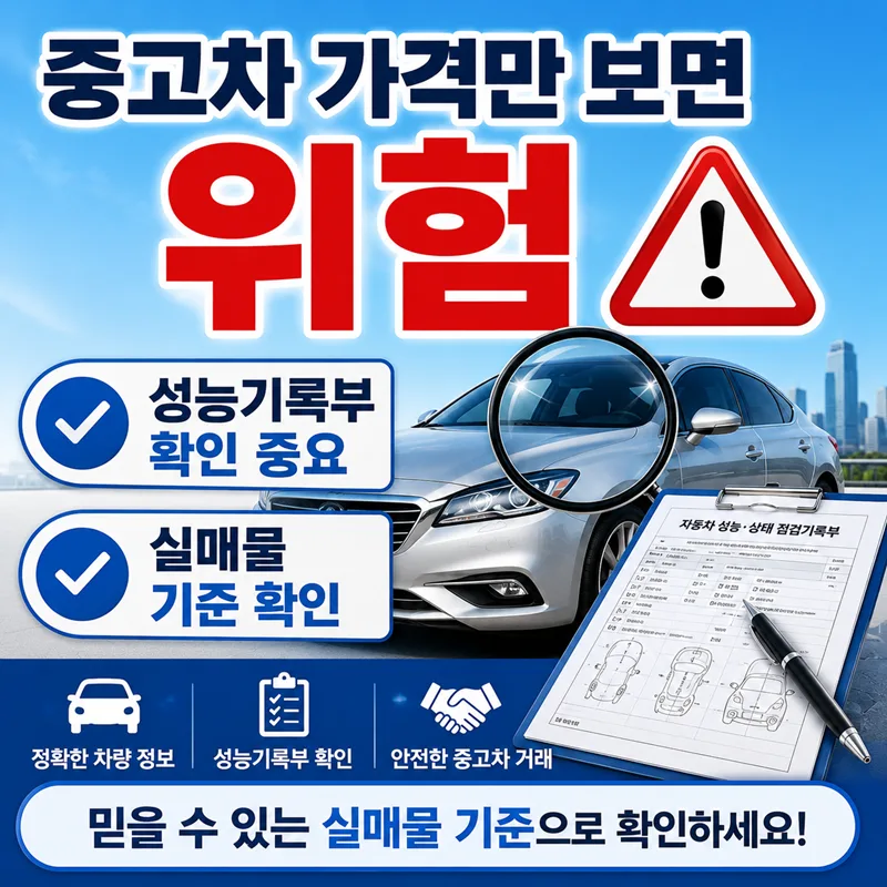 중고차 성능보증보험, 2026년 핵심 보장 범위와 보험료 완벽 분석 2