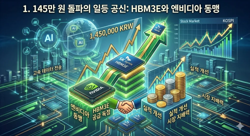 SK하이닉스 145만원 돌파, AI 시대 핵심 동력 분석 2026 2