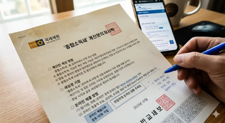 2026 종합소득세 신고: 놓치면 손해 보는 공제 5가지 총정리 2