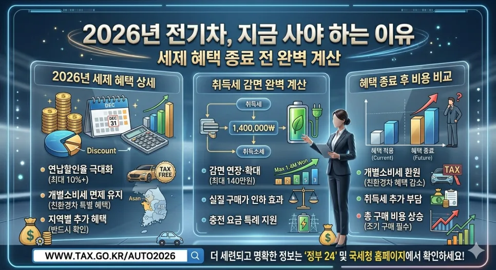 2026년 전기차 구매, 세제 혜택 종료 전 얼마 아낄까? 완벽 계산 — 자동차 — lhh821004