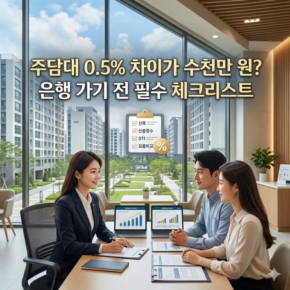 주택담보대출 금리 비교 2026: 고정 vs 변동, 0.5% 차이의 진실 — 비즈니스·경제 — dbrudtnr4862