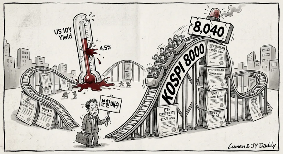 코스피 8000 붕괴, ETF 매도 리스크와 투자 원칙 2026년 전망