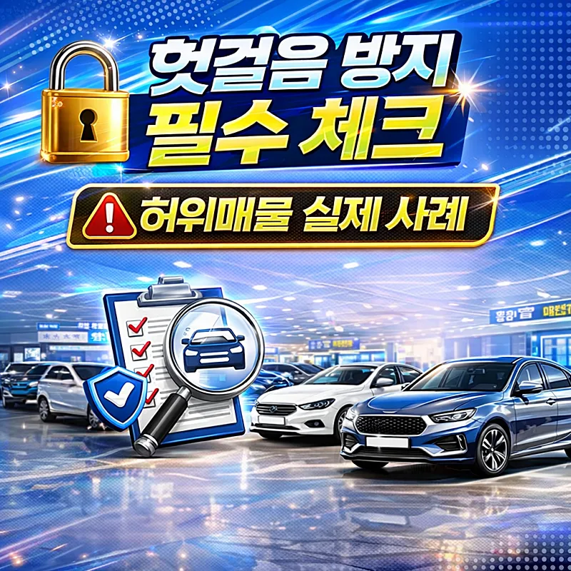 간석단지 중고차 허위매물 구별법 2026: 헛걸음 막는 5단계 2