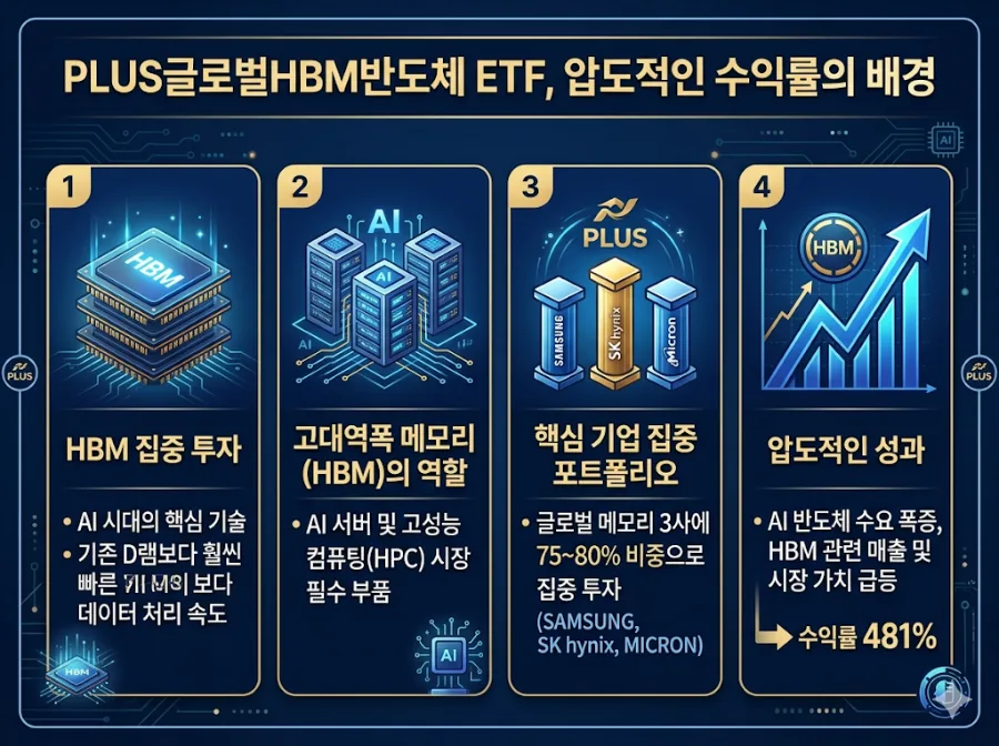 HBM ETF 2026년 수익률 481% 돌파? 투자 전략 총정리 2