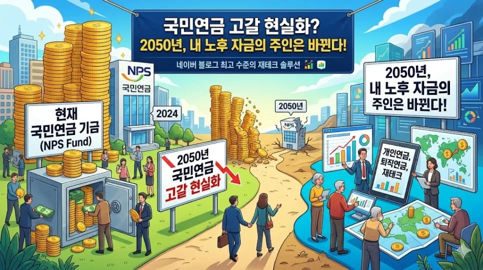 2050년 퇴직연금 vs 국민연금: 노후 대비 전략 2026년 총정리 2