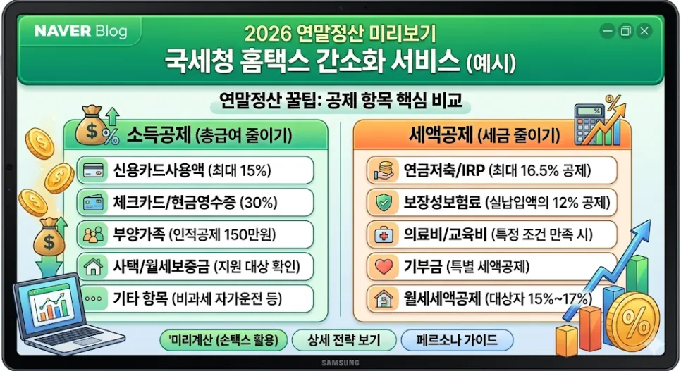 2026 연말정산 환급금, 13월의 월급 받는 비법 총정리 2