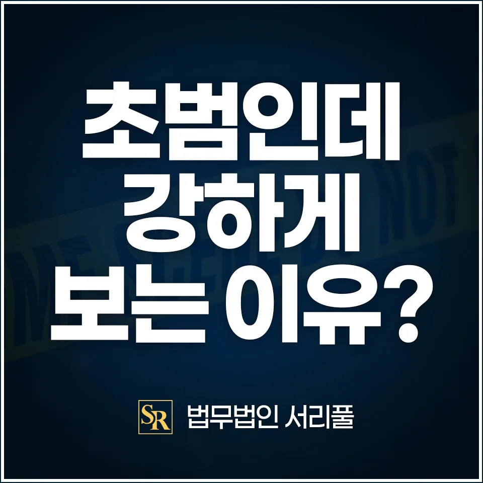 절도 초범 조사, 경찰이 강하게 나오는 이유 3가지 (2026년)