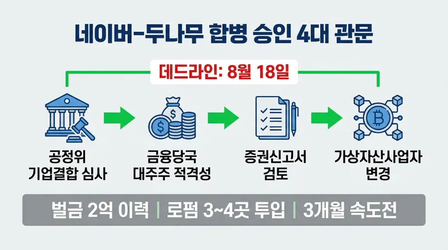 네이버-업비트 합병, 대주주 적격성 문제와 2026년 전망 2