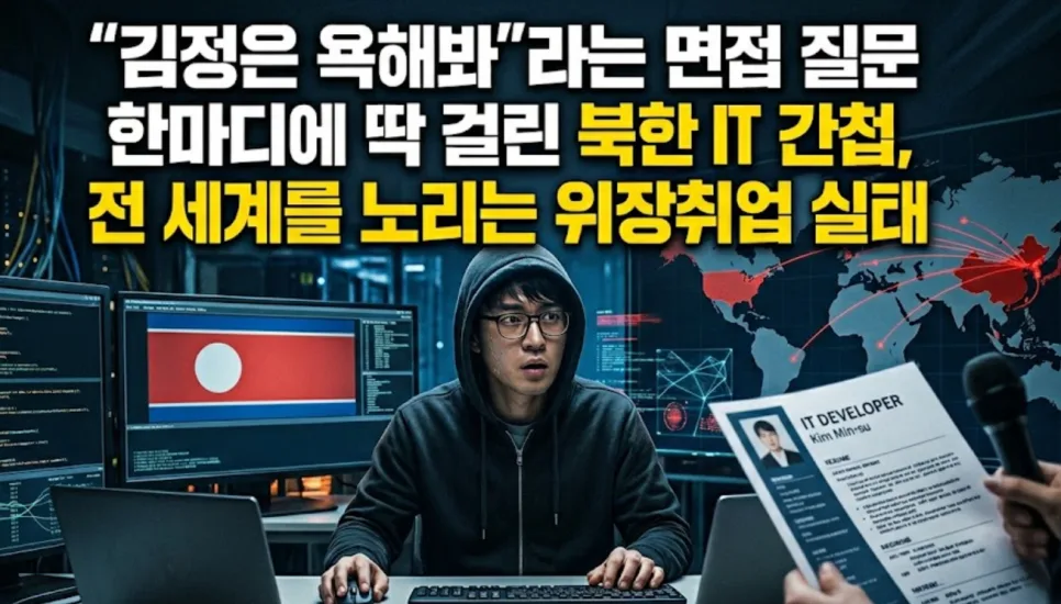 북한 IT 간첩 식별법: '김정은 욕설 테스트' 2026년 최신 동향 — IT·테크 — gogumangchi