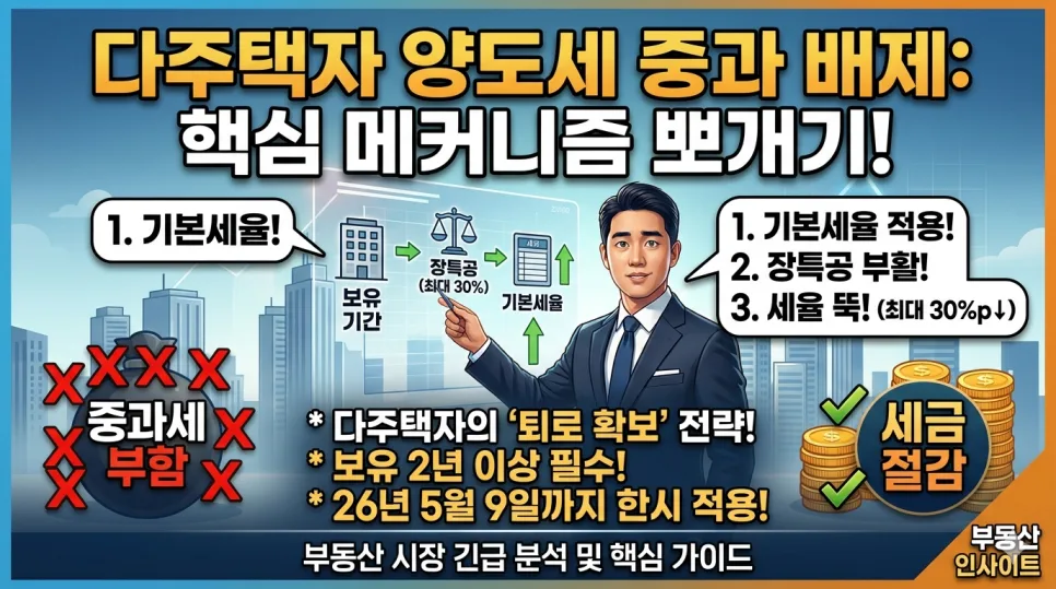 2026년 다주택자 양도세 중과 유예 종료, 토지거래허가제 대응법 2