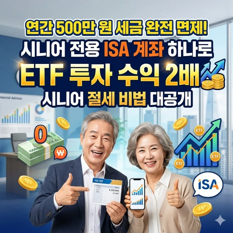 ISA 계좌 ETF 절세 비법 2026: 시니어 맞춤 전략