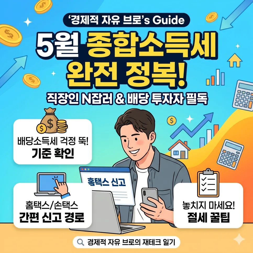 2026년 직장인 종합소득세 신고 완벽 가이드: 배당소득세 포함 2