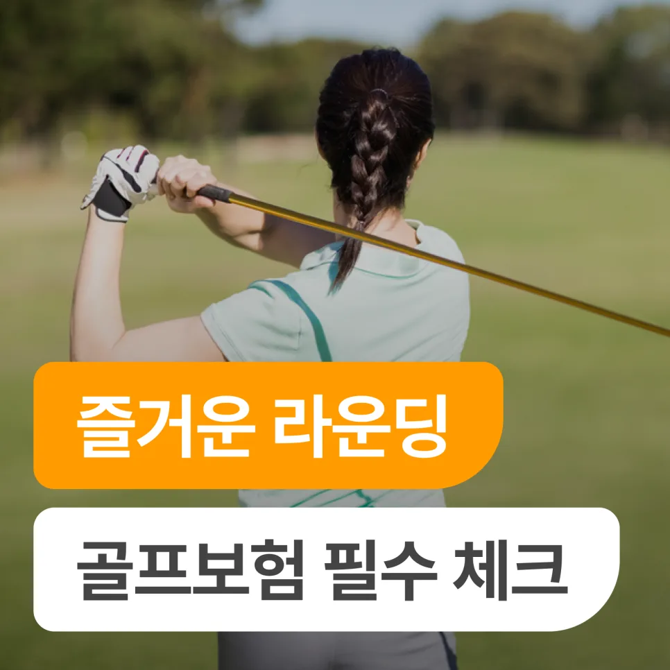골프보험 가입 요령 2026: 홀인원부터 배상책임까지 완벽 대비 — 스포츠 — goodrich_official