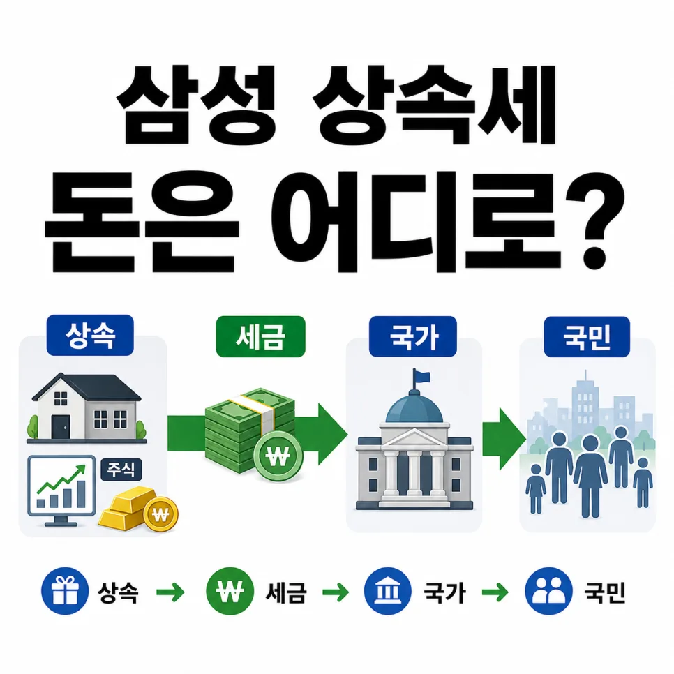 삼성 상속세 12조, 돈의 이동 구조와 지배구조 유지 전략 2026