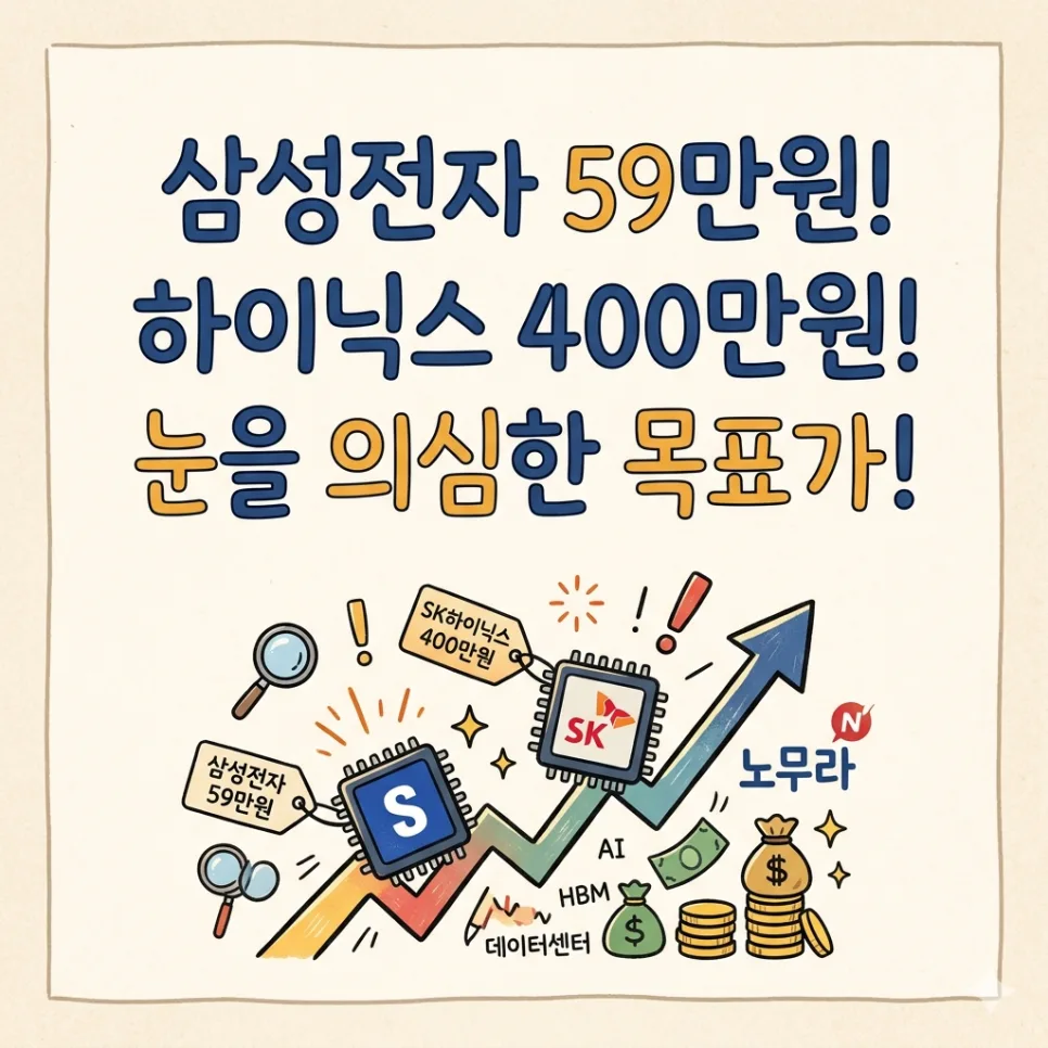 삼성전자 59만원, 하이닉스 400만원 전망: AI 시대 반도체 투자 전략 2026 — 비즈니스·경제 — issuejubjub