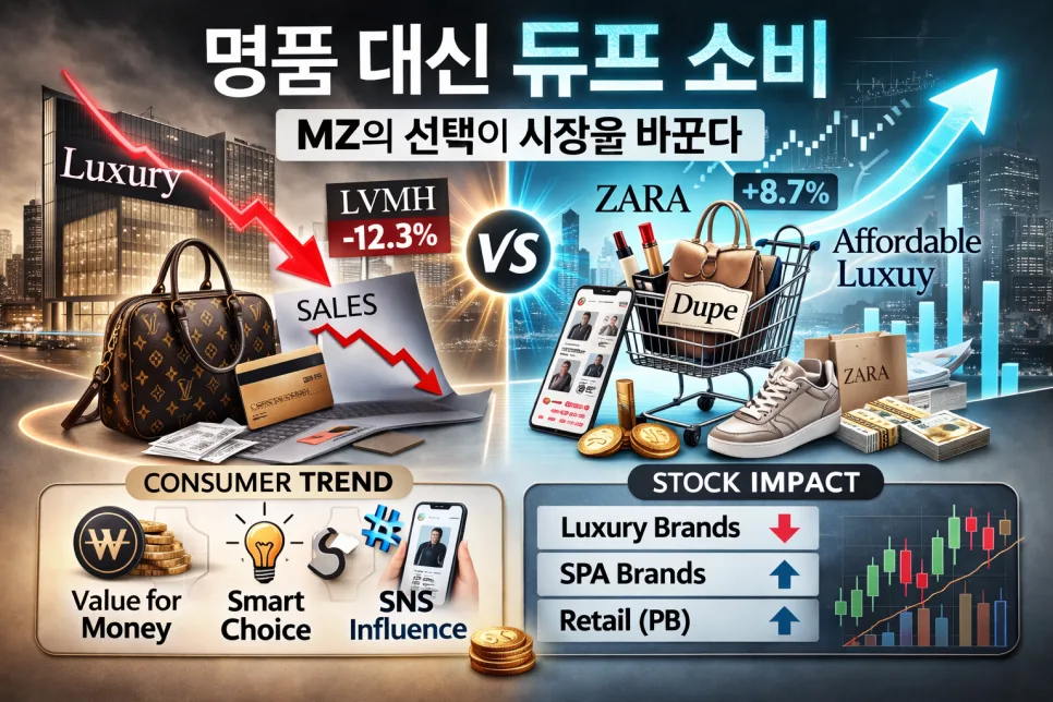 2026년 듀프 소비 트렌드: 명품 대신 가성비, MZ세대 소비 변화 분석 — K-뷰티·패션 — selba101