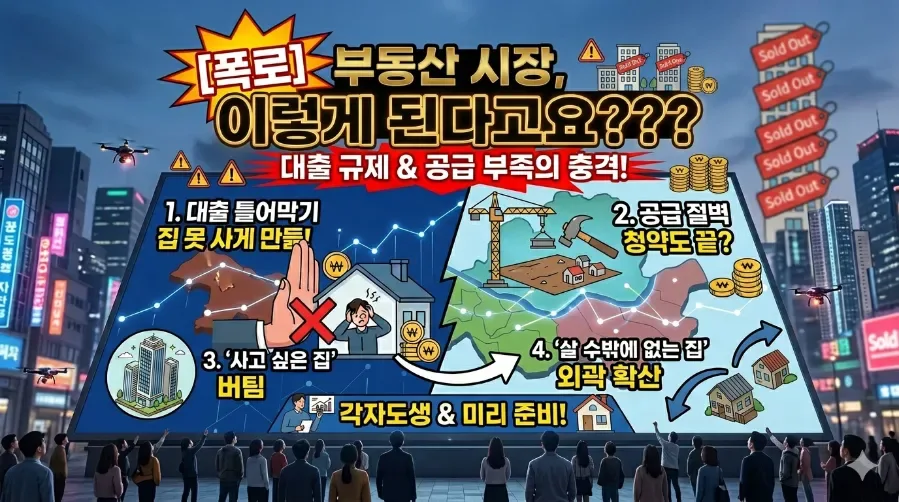 2026년 부동산 시장: 대출 규제·공급 부족 속 '필수' 매수 시대