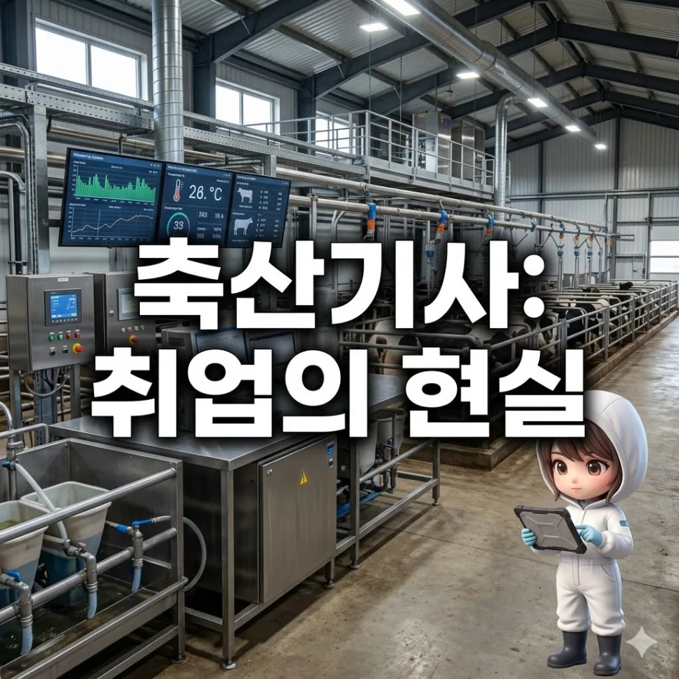 축산기사 취업 루트 2026: 사료 회사부터 공기업까지 현실 분석