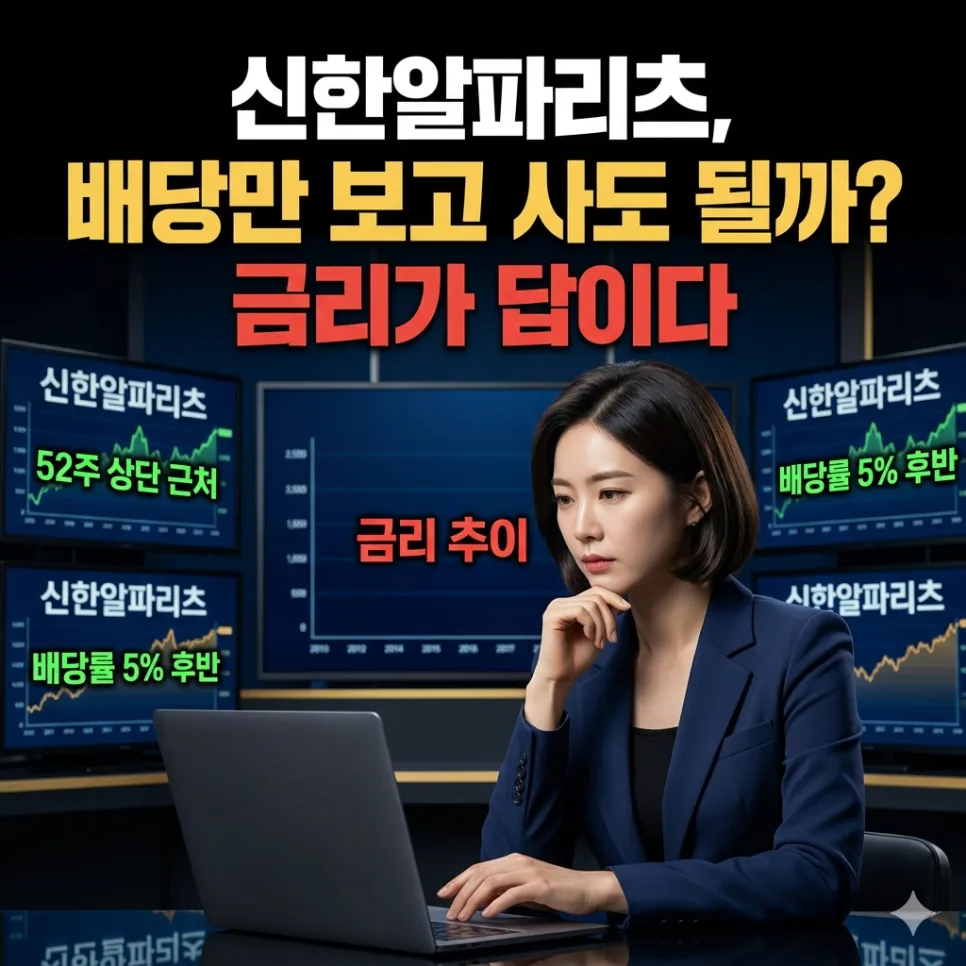 신한알파리츠 주가 전망: 금리 vs 배당, 2026년 투자 전략은? 3