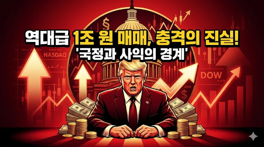 트럼프 주식 투자 2026: 1조 원대 자산 운용 전략 분석