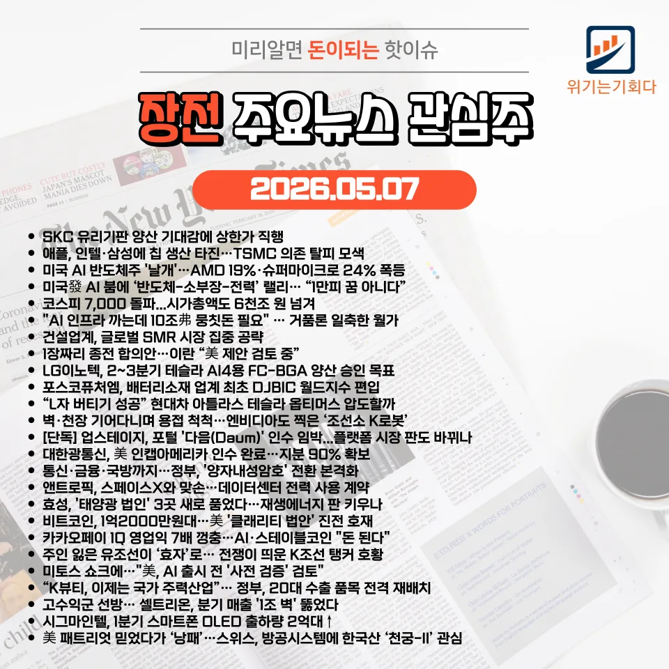 2026년 유망 테마주 총정리: AI 반도체, 유리기판, 원전 핵심 전망