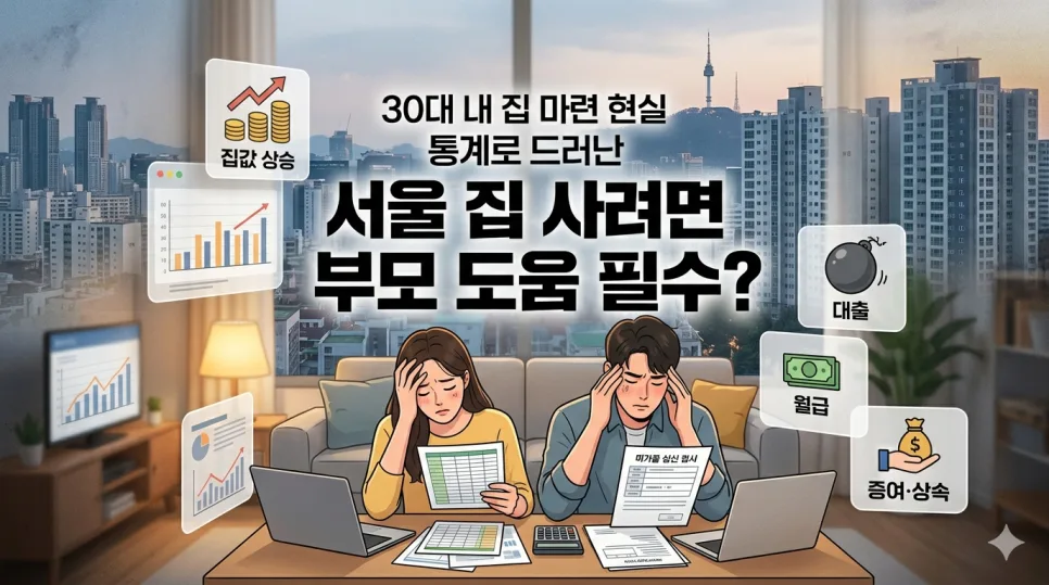 30대 서울 내 집 마련, 부모 도움 없이 가능할까? 2026년 현실 분석 2