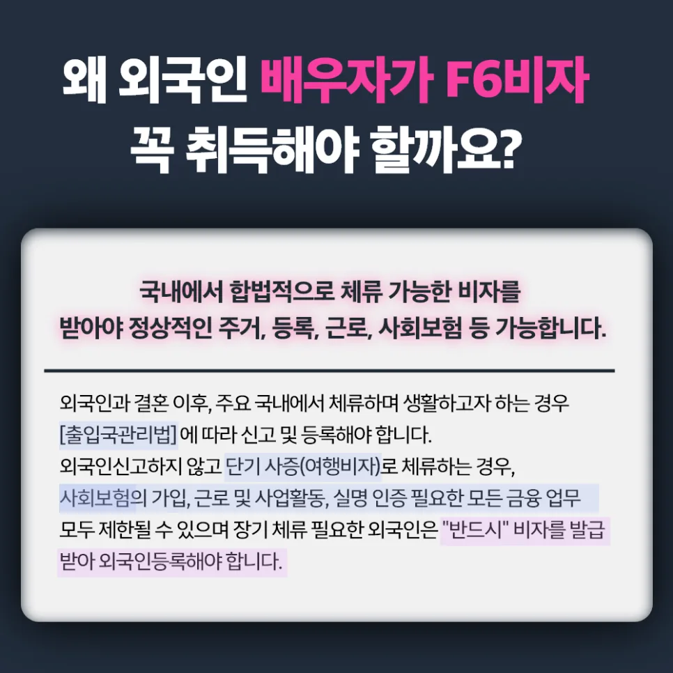 국제결혼비자 F-6, '사랑'만으론 부족? 2026년 심사 통과 전략 2