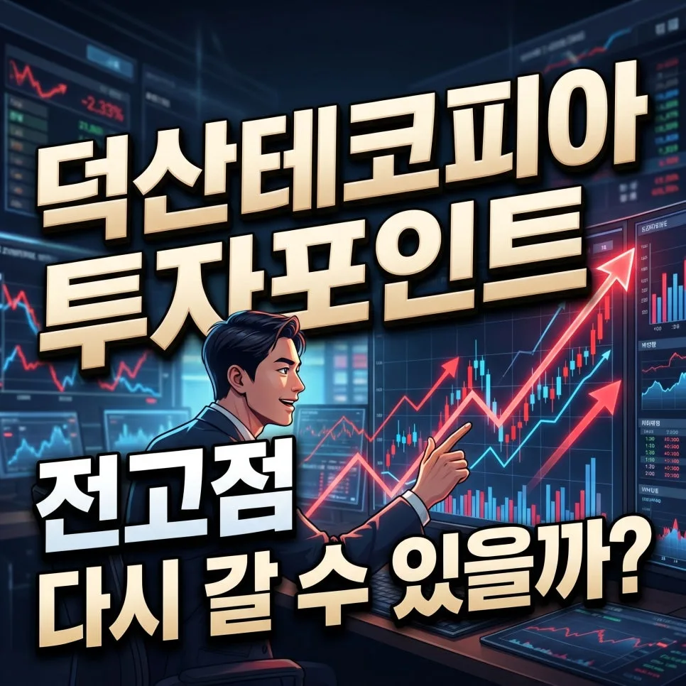 덕산테코피아, 2차전지 신사업으로 전고점 돌파 가능할까? 2026 전망