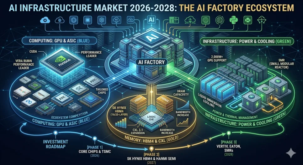 AI 팩토리 시대 2026: GPU부터 전력까지 투자 핵심 총정리