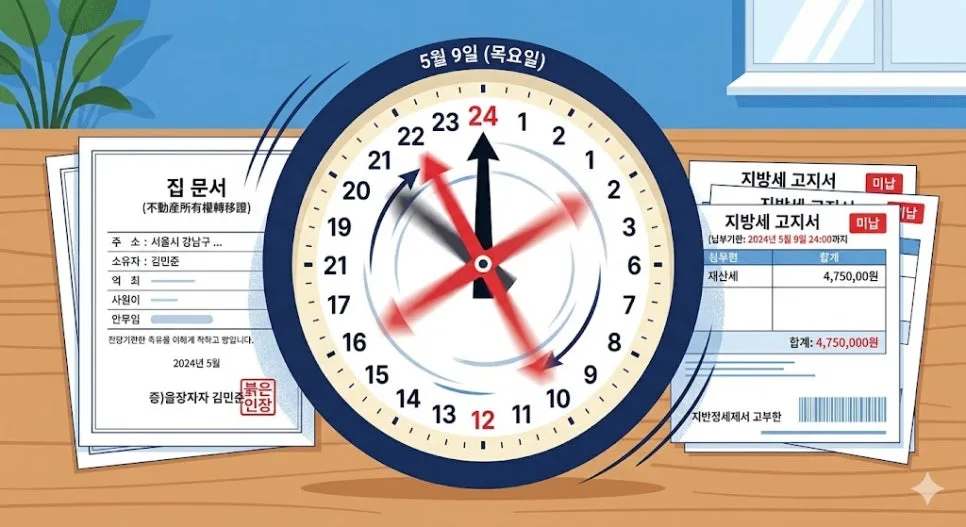 다주택자 양도세 중과 2026년 5월 10일 이후 폭탄될까? 절세 막차 타는 법 2