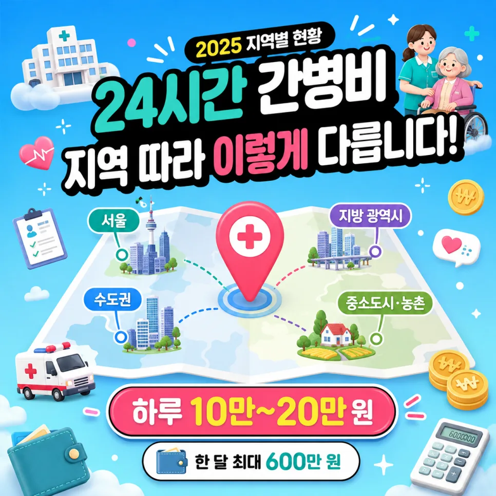 2026년 간병인 하루 비용 얼마? 지역별 시세 & 절약 꿀팁 총정리
