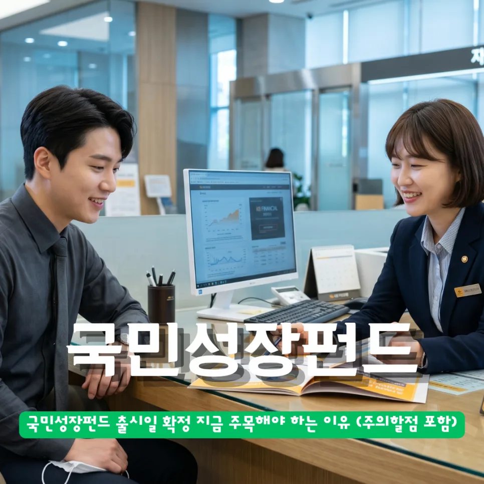 국민성장펀드 2026년 5월 출시! 세제 혜택과 투자 주의점 총정리
