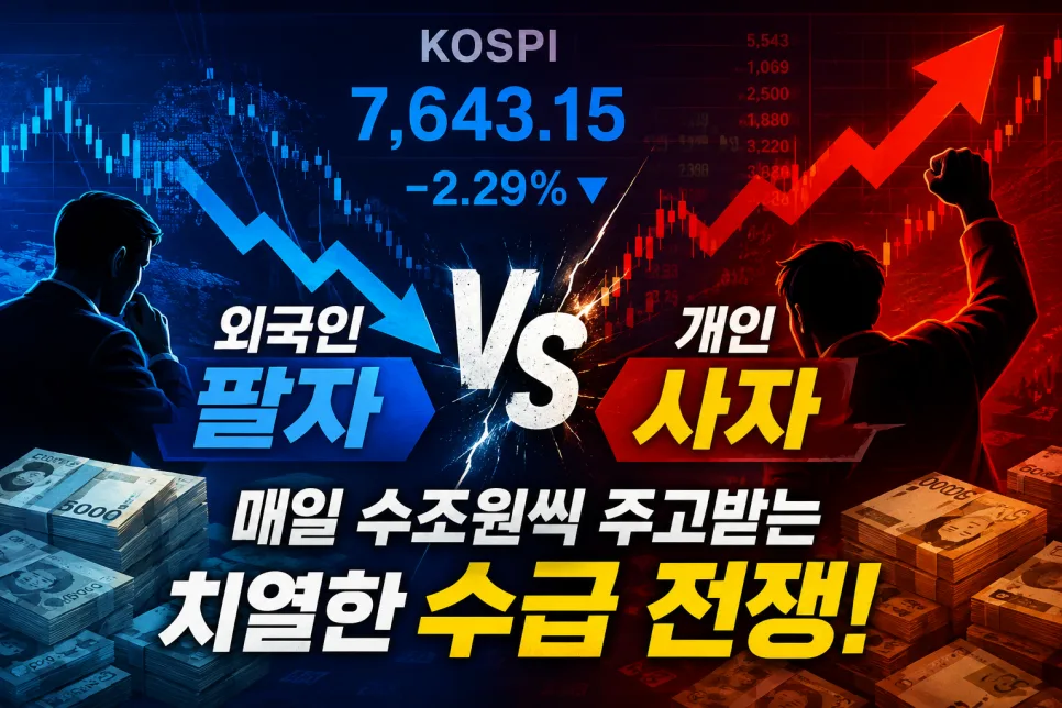 코스피 외국인 매도, 개인 매수 2026년 전망과 투자 전략