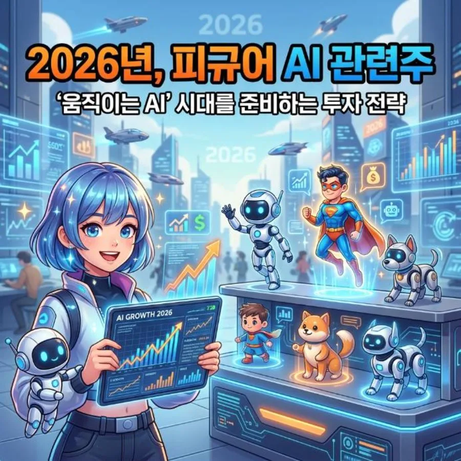 2026년 피규어 AI 로봇주 투자: 움직이는 AI 시대 핵심 전략