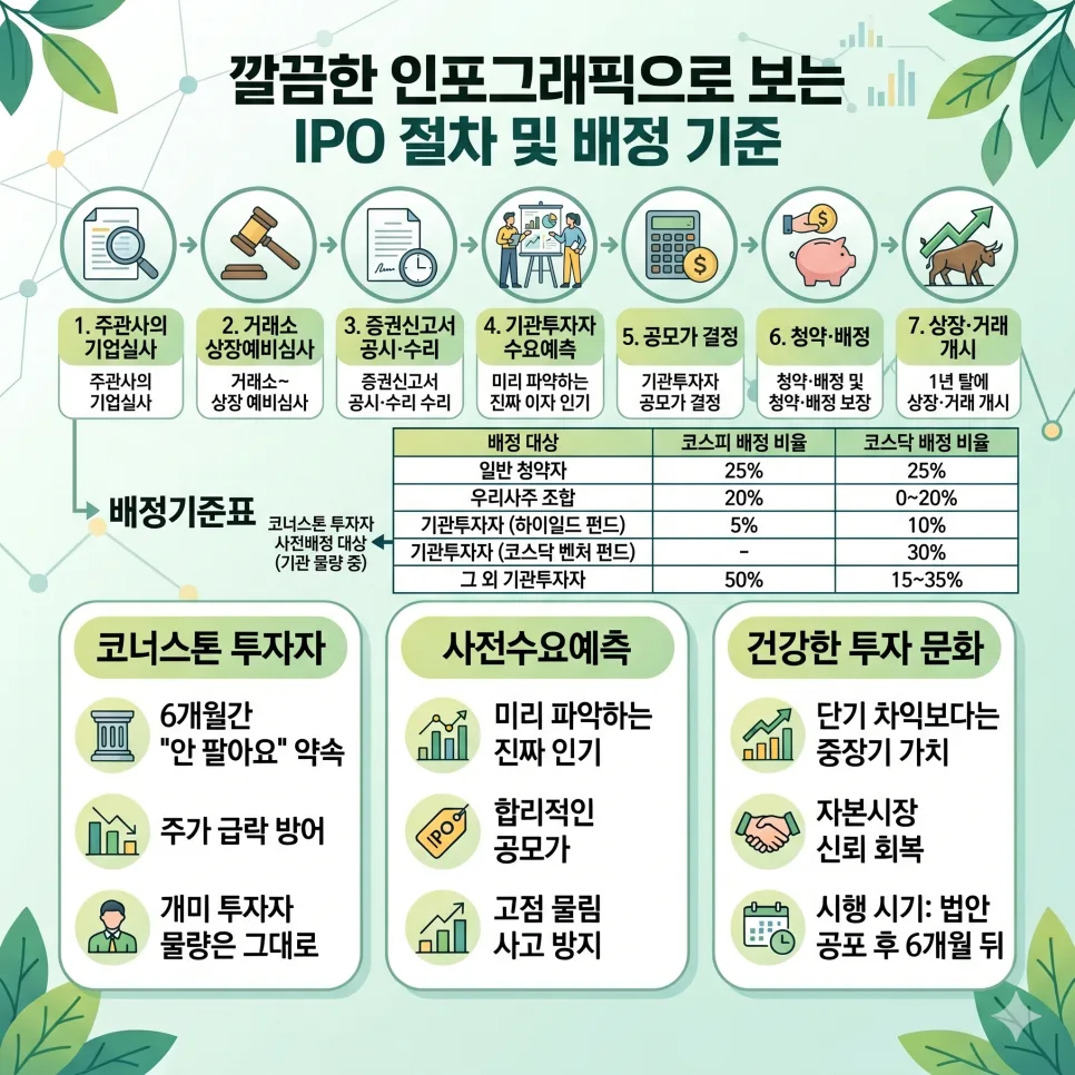 공모주 투자, 코너스톤 투자자 도입으로 2026년 11월 안정화될까? 3