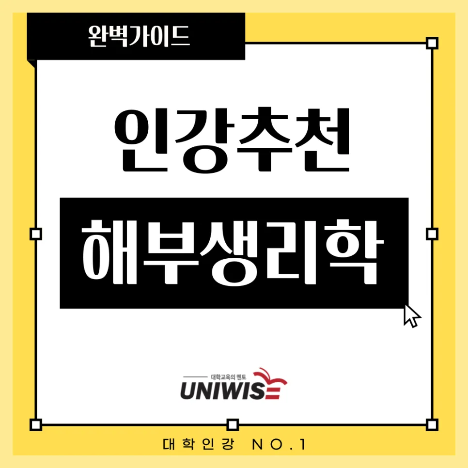 의대생 필수! 해부생리학 공부법과 최적 인강 추천 2026 — 교육·학문 — uniwise1
