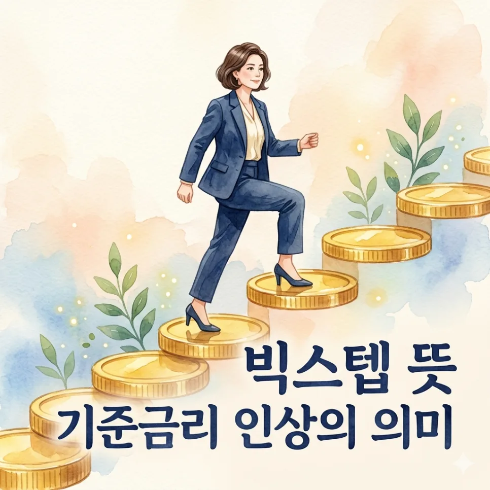 빅스텝 뜻과 기준금리 0.5%p 인상 효과 2026년 전망 — 비즈니스·경제 — psblue97 1