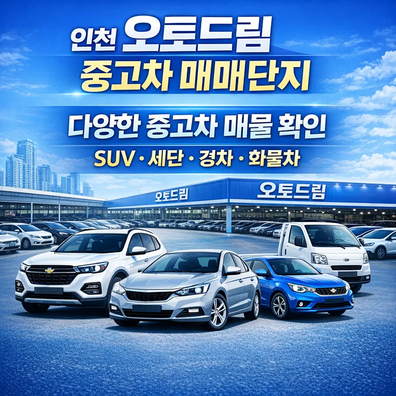 인천 중고차 오토드림 2026년 실매물 확인법 3가지 2